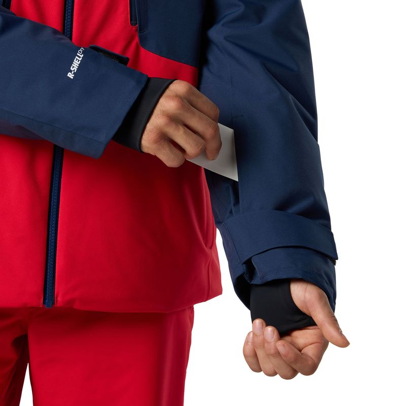 Мъжко скиорско яке Rossignol Velika Insulated sports red/dark navy 14