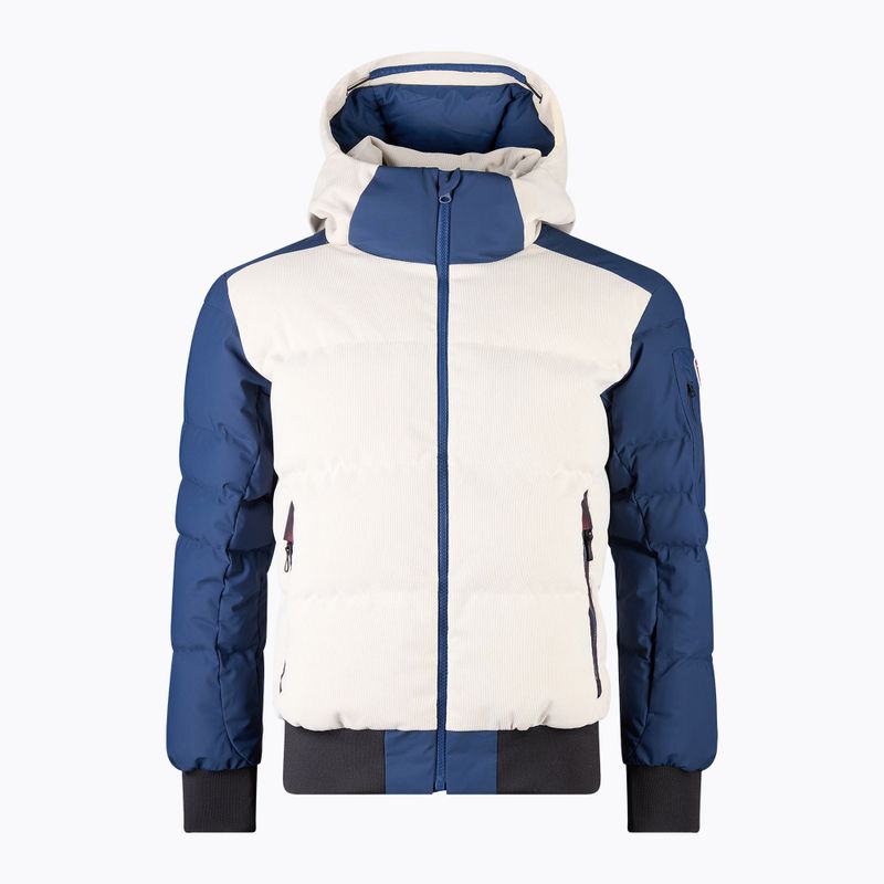Мъжко скиорско яке Rossignol Corduroy Down Bomber silver cloud/dark navy 15