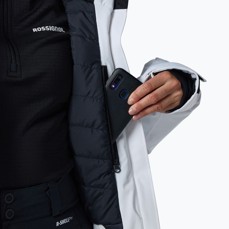 Дамско скиорско яке Rossignol 4WS Blackside Insulated ck/white 13