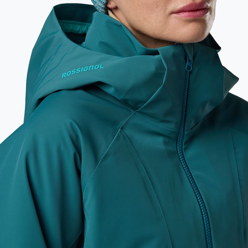 Дамско скиорско яке Rossignol 4WS Blackside Insulated transformative teal 8