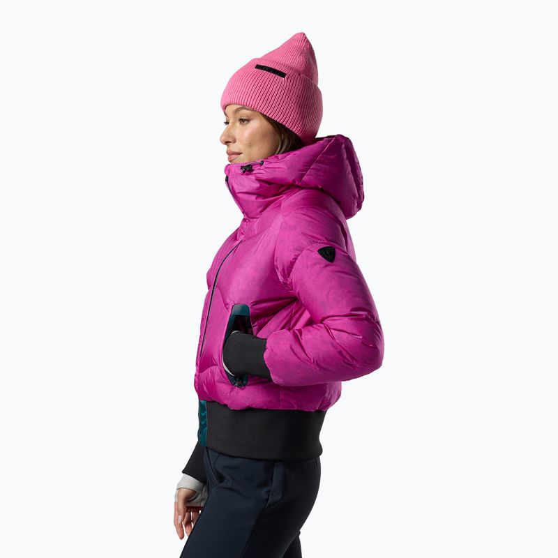 Дамско скиорско яке Rossignol Snowblaze Down Bomber electric fuchsia 3