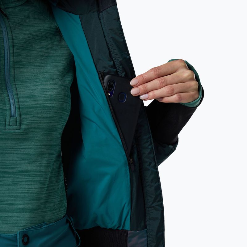 Дамско скиорско яке Rossignol Snowblaze Down Bomber transformative teal 9