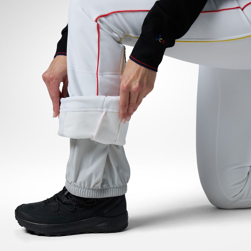 Дамски скиорски панталони Rossignol JCC Softshell white 7