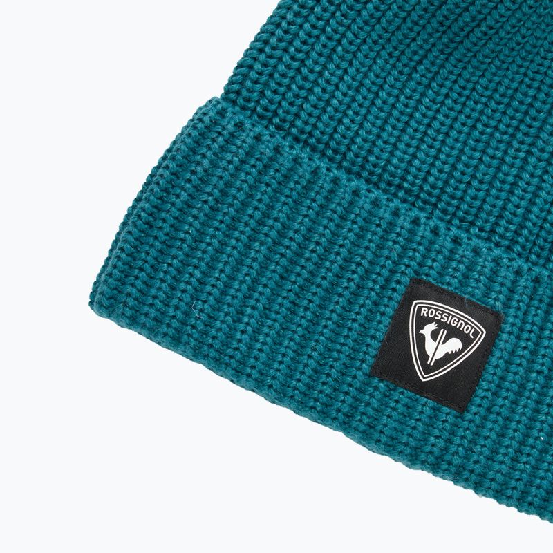 Зимна шапка Rossignol Strawpile Pompom Beanie transformative teal 3