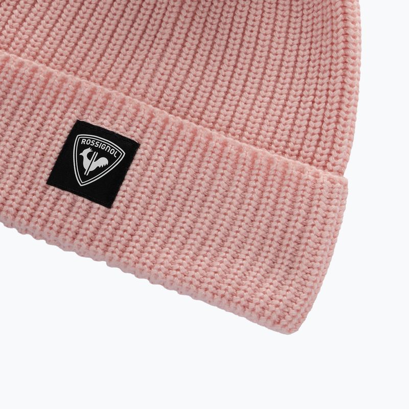 Зимна шапка Rossignol Strawpile Pompom Beanie pale lilac 3