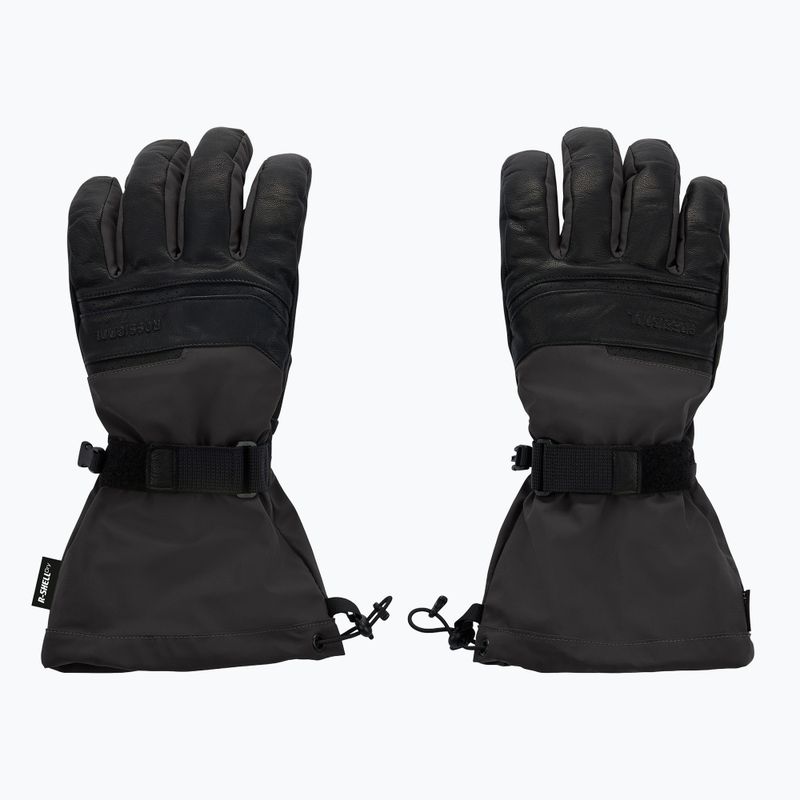 Мъжки скиорски ръкавици Rossignol Leather Mix black 2