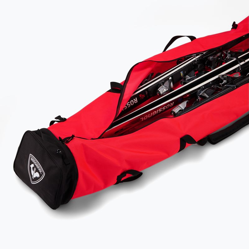Калъф за ски Rossignol Hero 2/3P Adj. red/black 5