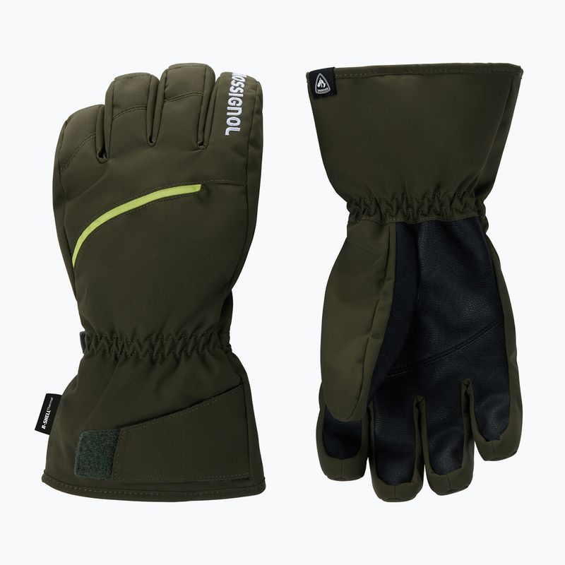 Мъжки скиорски ръкавици Rossignol Perf R-Shell Thermal olive shadow 2