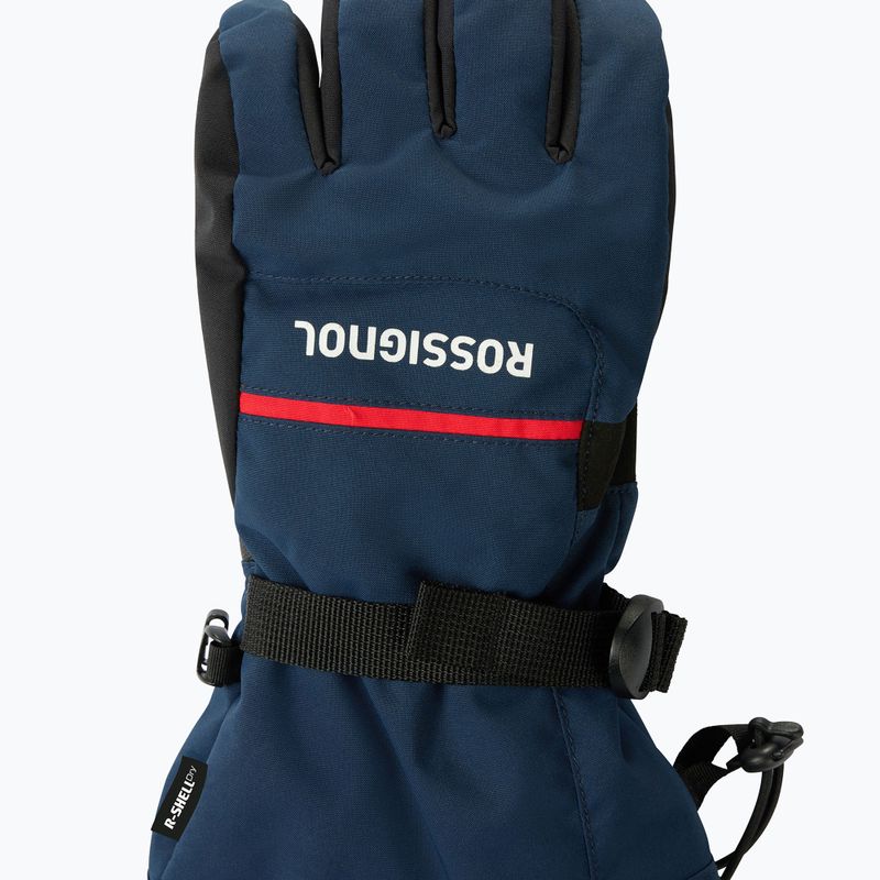 Мъжки скиорски ръкавици Rossignol Action R-Shell Dry dark navy 4
