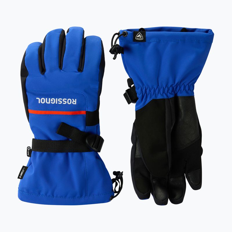 Мъжки скиорски ръкавици Rossignol Action R-Shell Dry dazzle blue 2