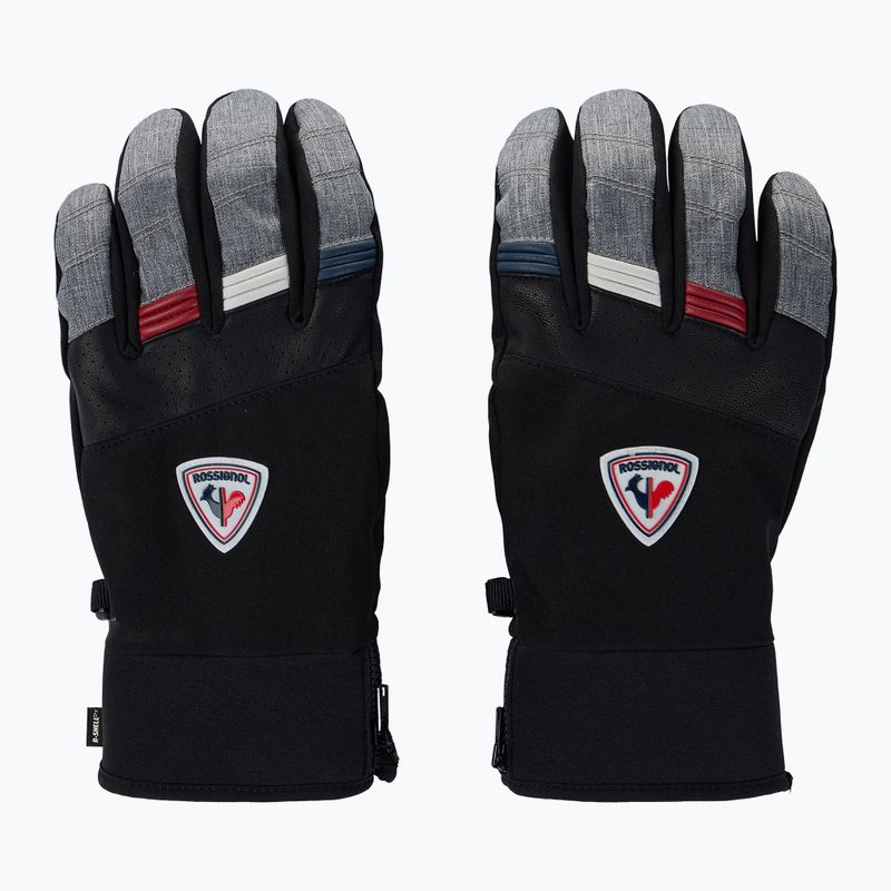 Мъжки скиорски ръкавици Rossignol Strato R-Shell Dry heather grey 2