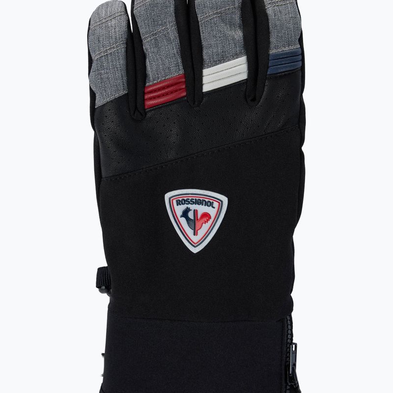 Мъжки скиорски ръкавици Rossignol Strato R-Shell Dry heather grey 3