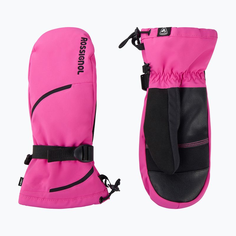 Дамски скиорски ръкавици Rossignol Temptation Mittens R-Shell electric fuchsia 2