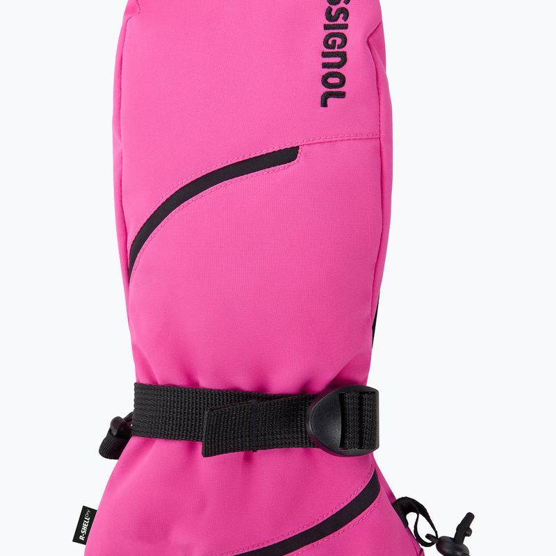Дамски скиорски ръкавици Rossignol Temptation Mittens R-Shell electric fuchsia 3
