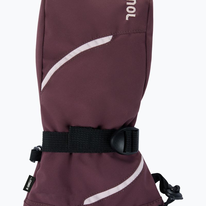 Дамски скиорски ръкавици Rossignol Temptation Mittens R-Shell huckleberry 3