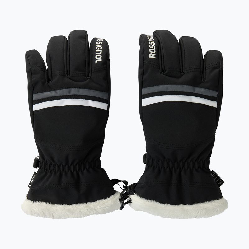 Дамски скиорски ръкавици Rossignol Piste R-Shell Dry black