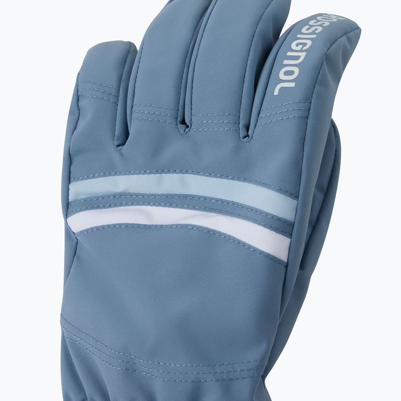 Дамски скиорски ръкавици Rossignol Piste R-Shell Dry windward blue 3