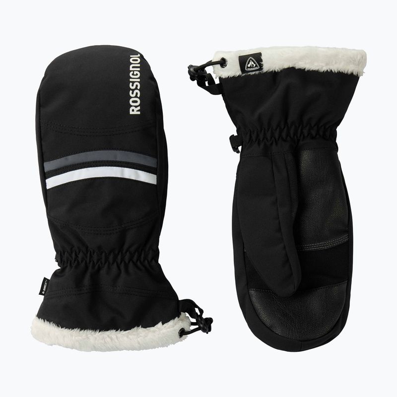 Дамски скиорски ръкавици Rossignol Piste Mittens R-Shell Dry black 2