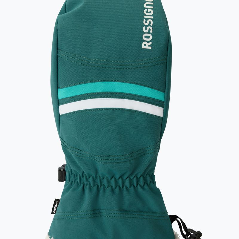 Дамски скиорски ръкавици Rossignol Piste Mittens R-Shell Dry transformative teal 3