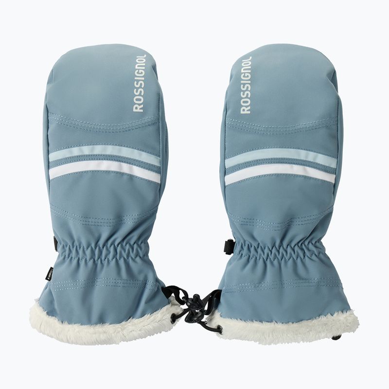 Дамски скиорски ръкавици Rossignol Piste Mittens R-Shell Dry windward blue