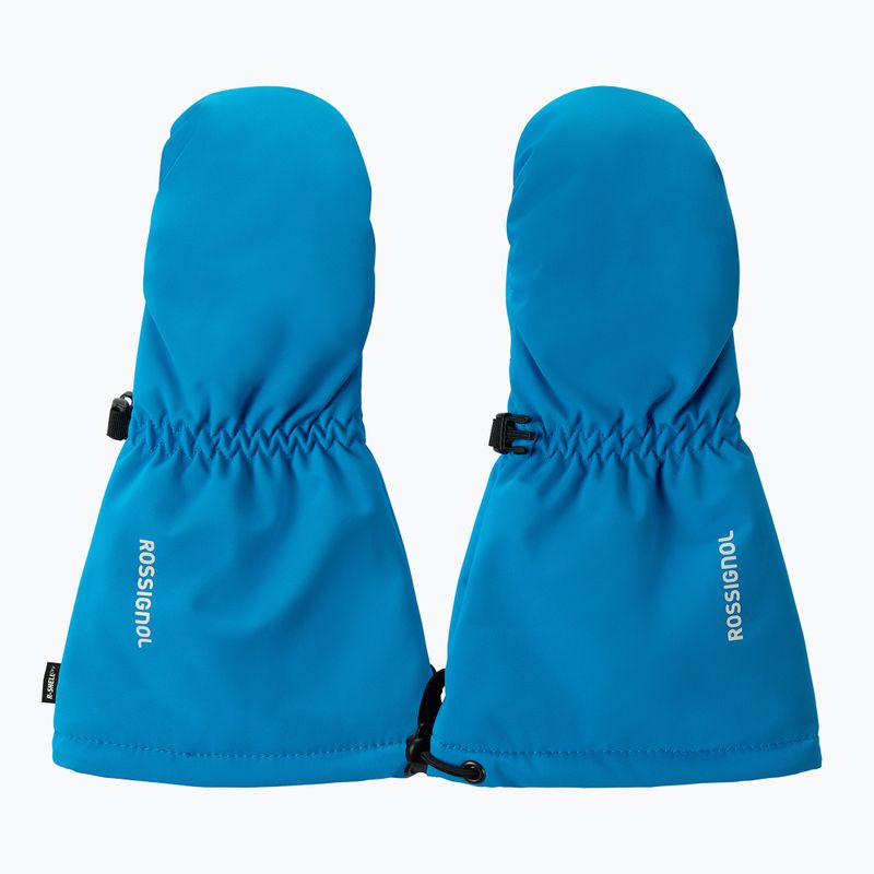 Детски скиорски ръкавици Rossignol Mittens R-Shell Dry blazing blue 2