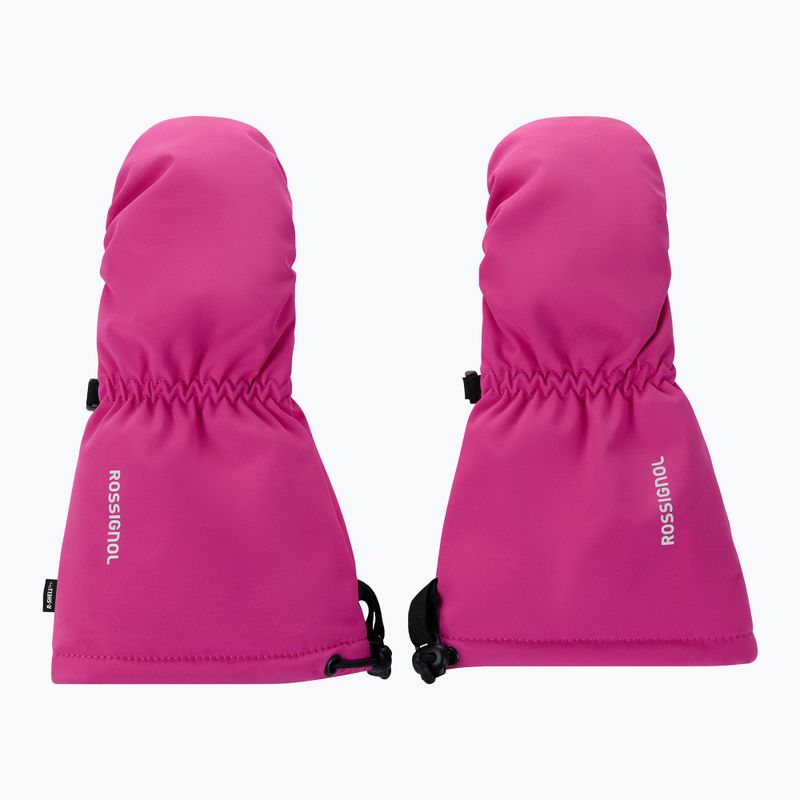 Детски скиорски ръкавици Rossignol Mittens R-Shell Dry electric fuchsia 2