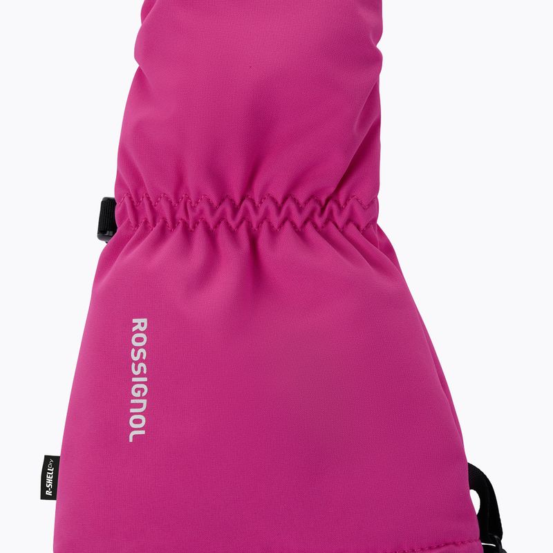 Детски скиорски ръкавици Rossignol Mittens R-Shell Dry electric fuchsia 3
