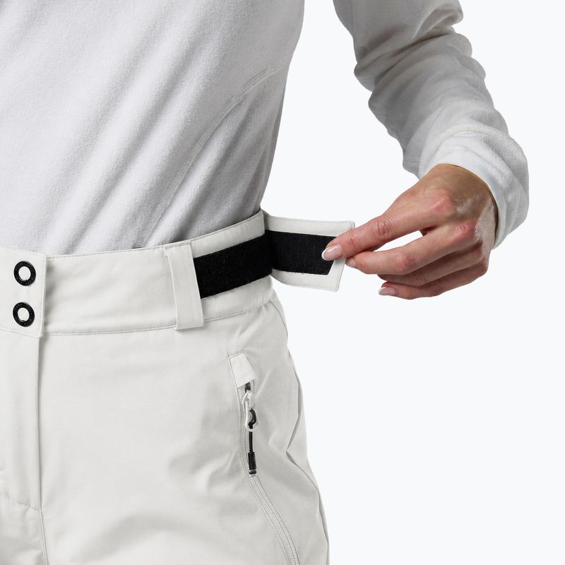 Дамски скиорски панталони Rossignol Strawpile Insulated white 5