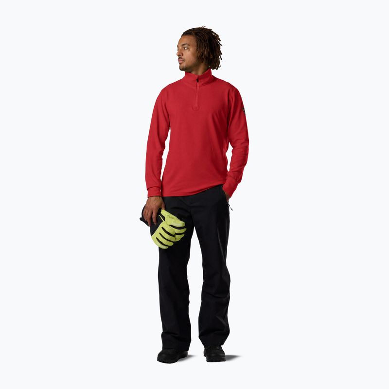 Мъжки скиорски суитшърт Rossignol Mid Layer Stertch Half Zip sports red 2