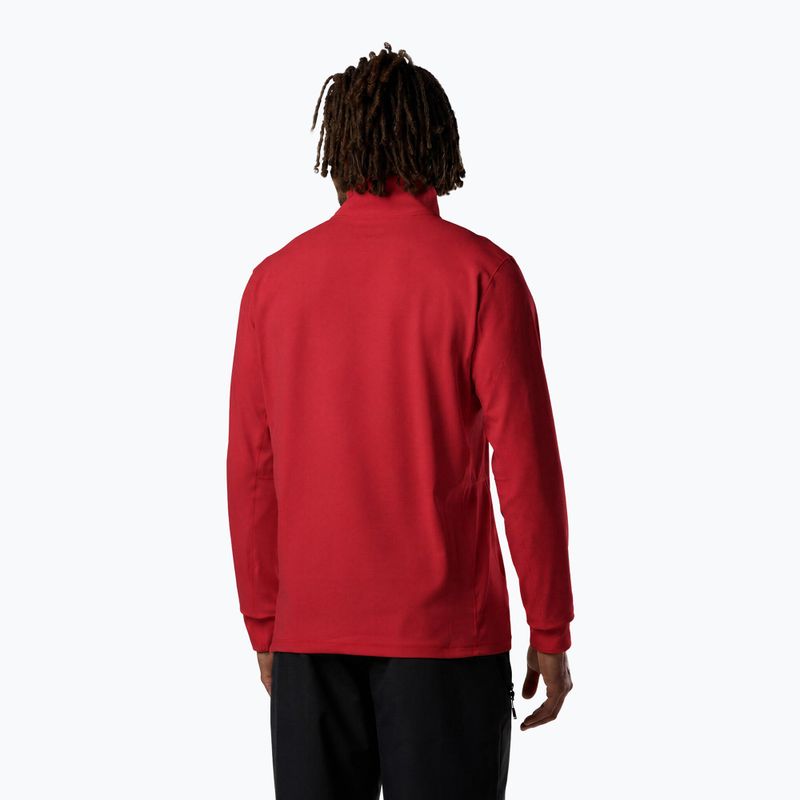 Мъжки скиорски суитшърт Rossignol Mid Layer Stertch Half Zip sports red 3