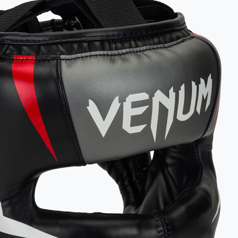 Боксова каска Venum Elite Iron black/red 4