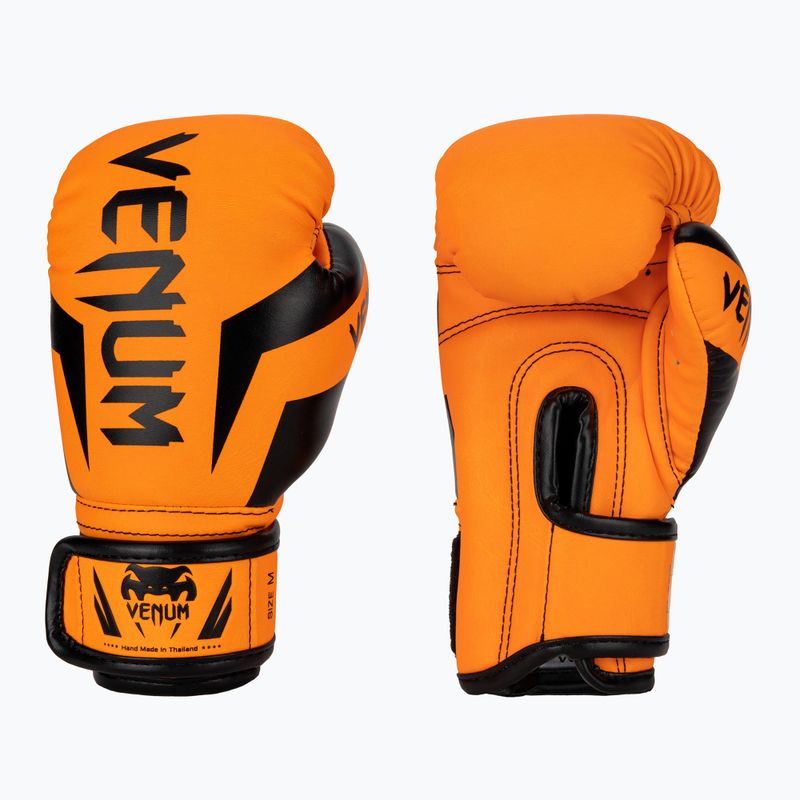 Детски боксови ръкавици Venum Elite Boxing флуоро оранжеви