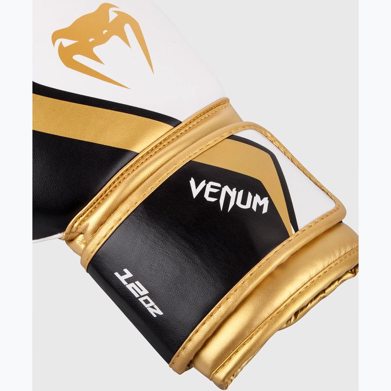 Боксови ръкавици Venum Contender 2.0 black/white-gold 3