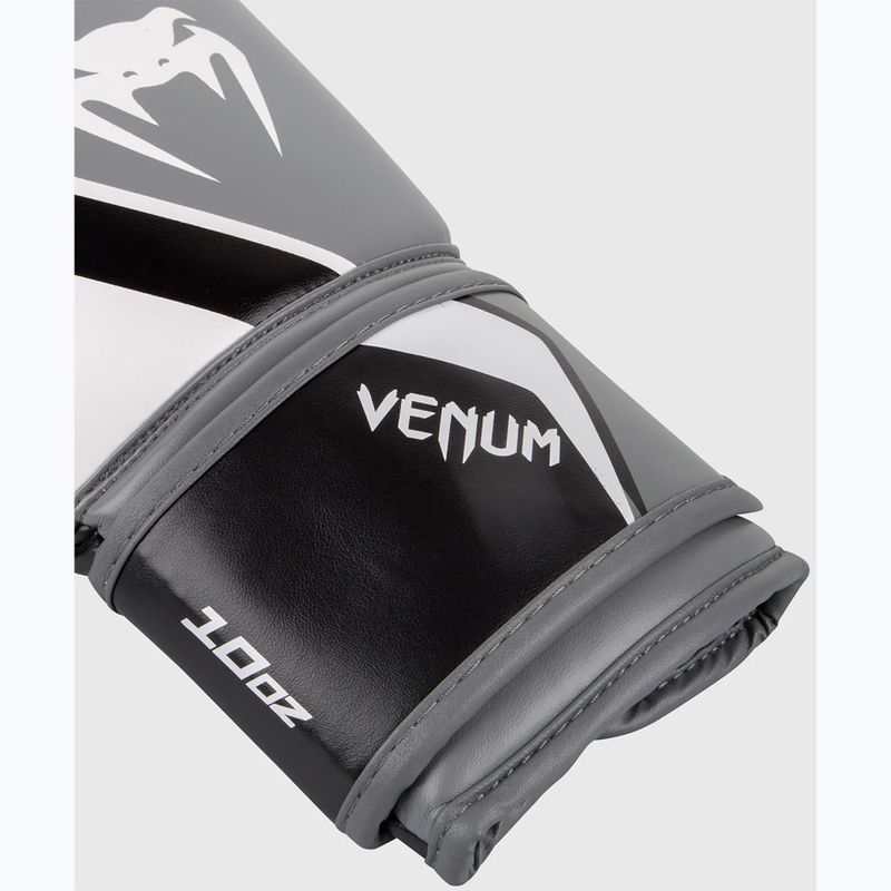 Боксови ръкавици Venum Contender 2.0 white/grey-gold black 5