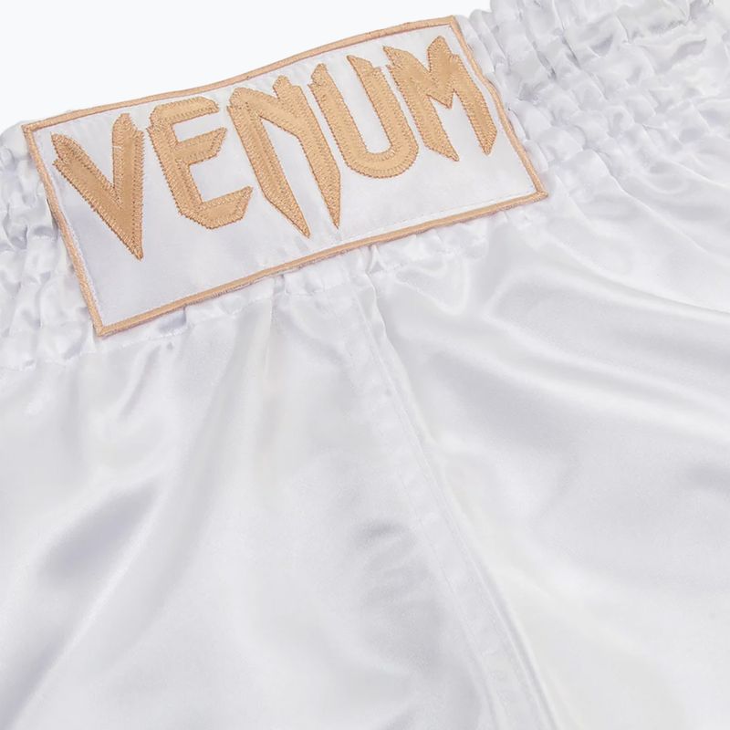 Мъжки шорти за тренировка Venum Classic Muay Thai white/gold 3