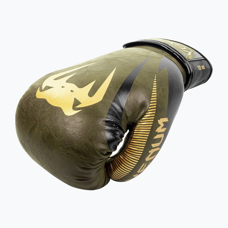 Venum Impact боксови ръкавици зелени 03284-230-10OZ 12