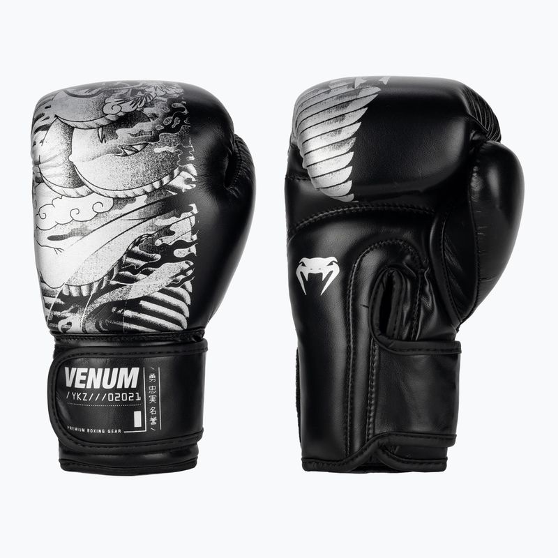 Venum YKZ21 Boxing черни/бели детски боксови ръкавици