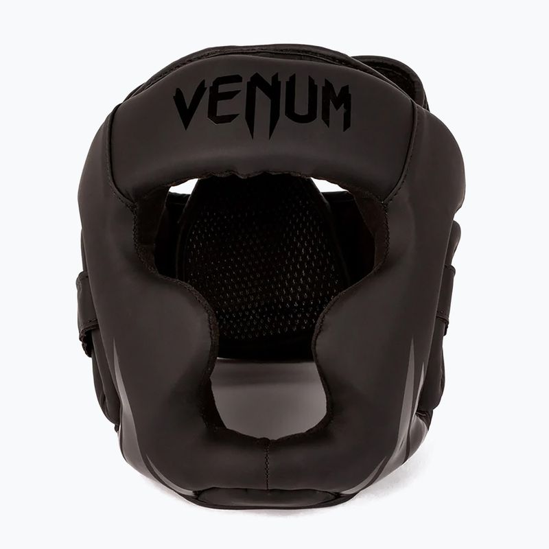 Детска боксова каска Venum Challenger black/black