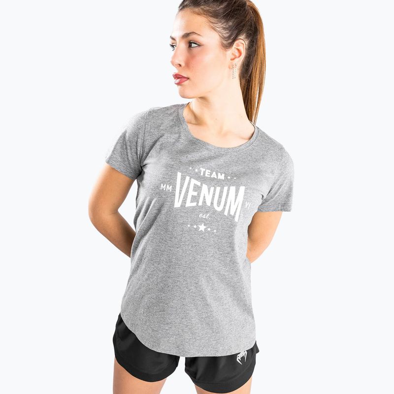 Дамска тениска Venum Team 2.0 light heather grey