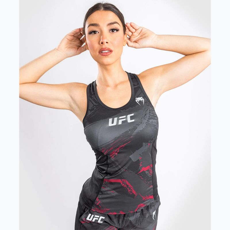 Дамска блуза с дълъг ръкав Venum UFC Authentic Fight Week 2.0 Performance black/red 3