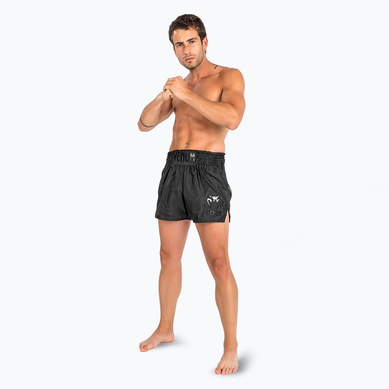 Мъжки шорти за тренировка Venum Classic Muay Thai black/black 2