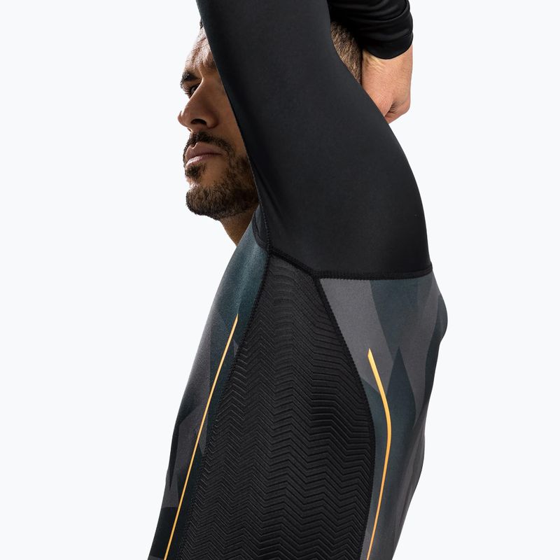 Мъжки Venum Razor Rashguard с дълъг ръкав black/gold 6
