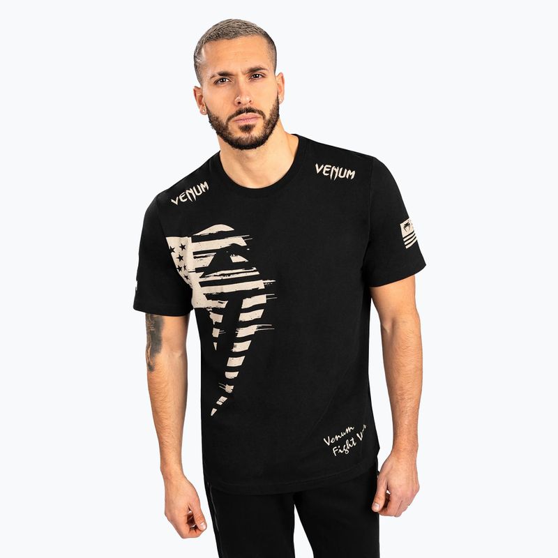 Мъжка черна тениска Venum Giant USA
