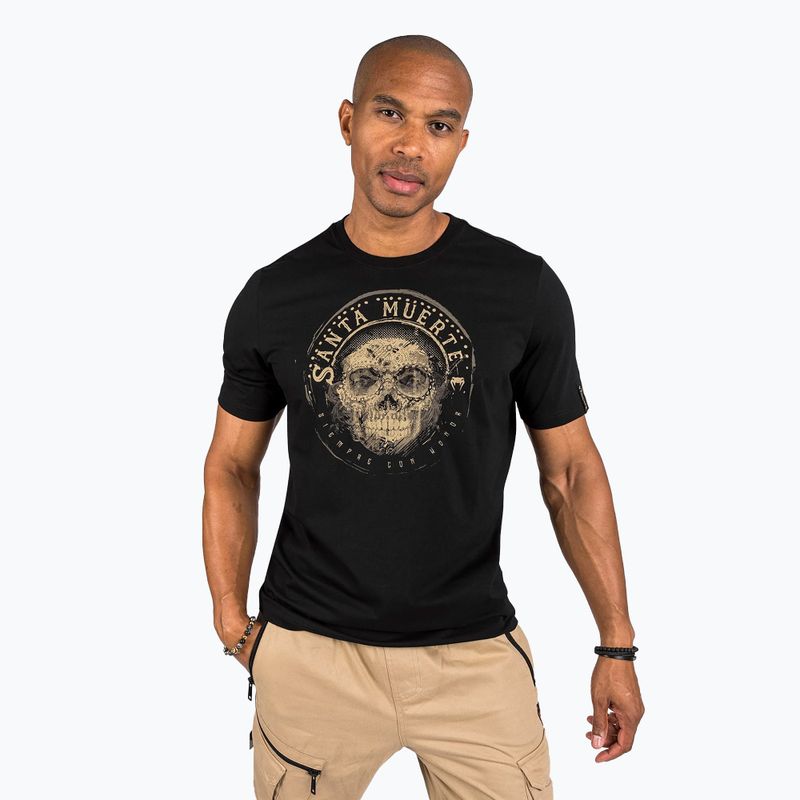 Мъжка тениска Venum Santa Muerte Dark Side black/brown 5