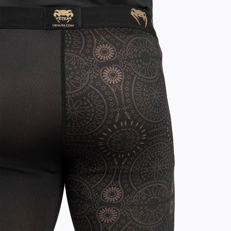 Мъжки Venum Santa Muerte Dark Side Spats черен/кафяв клин 10