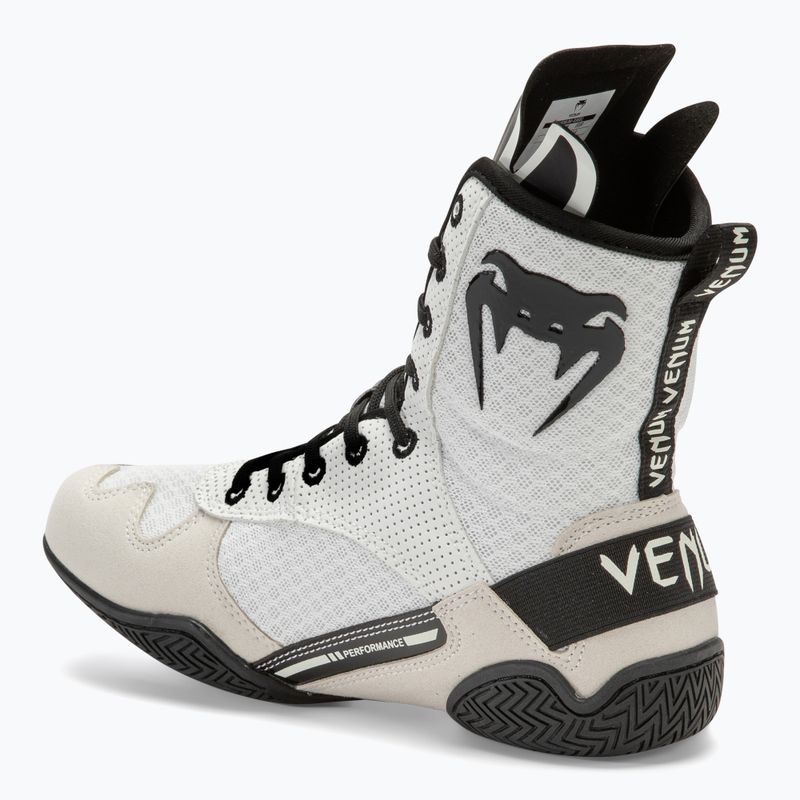 Боксьорски обувки Venum Elite Boxing white/black 3