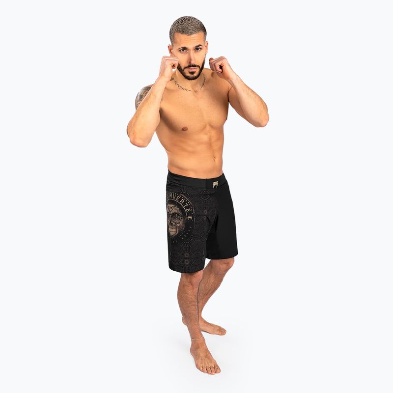 Venum Santa Muerte Dark Side Fightshorts black/brown 2