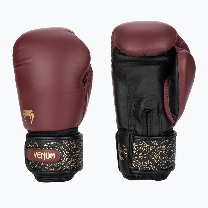 Боксови ръкавици Venum Power 2.0 бордо/черно