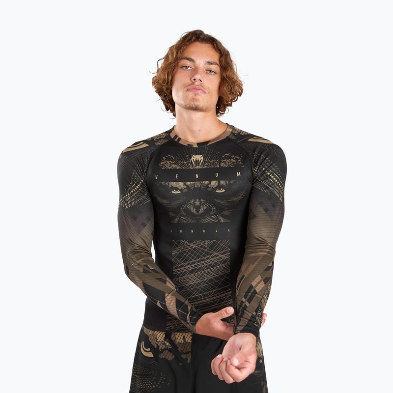 Venum Gorilla Jungle Rashguard sand/black за мъже 4