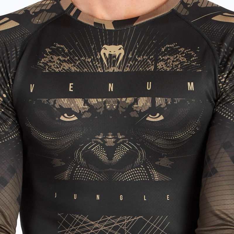 Venum Gorilla Jungle Rashguard sand/black за мъже 6